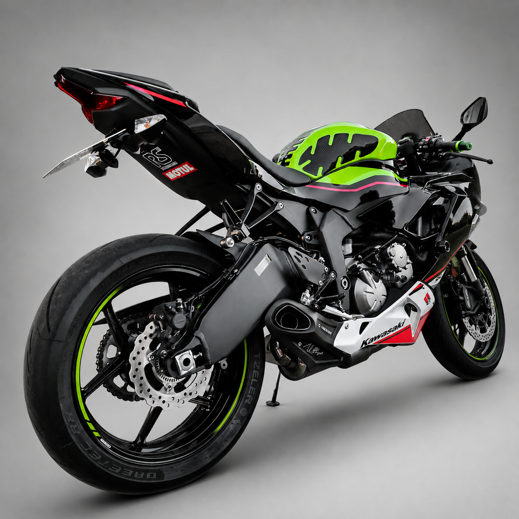 TITLE  Firetong Willy Made Slip-On Kawasaki ZX-6R 636 13-24
