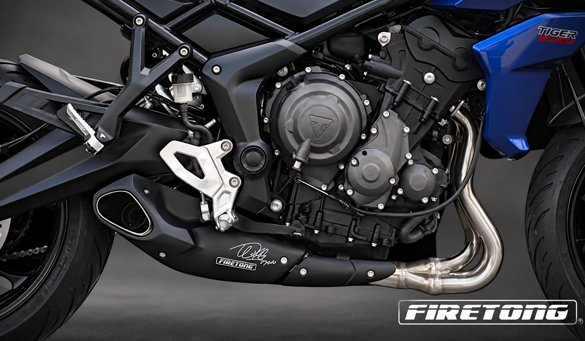 Firetong Exhaust for Triumph Tiger Sport 660 Dual O2 Sensor